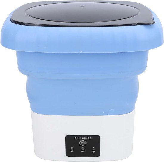Draagbare wasmachine - Mini wasmachine met centrifuge - 6L - Ideaal voor camping en reizen - Verschillende kleuren (willekeurige kleur)