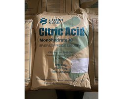 Citroenzuur (monohydraat; levensmiddelkwaliteit E330) - 25 kg
