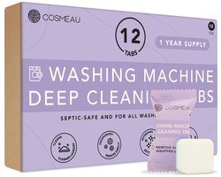 Cosmeau - Wasmachine Diepreinigingstabletten - 12 stuk