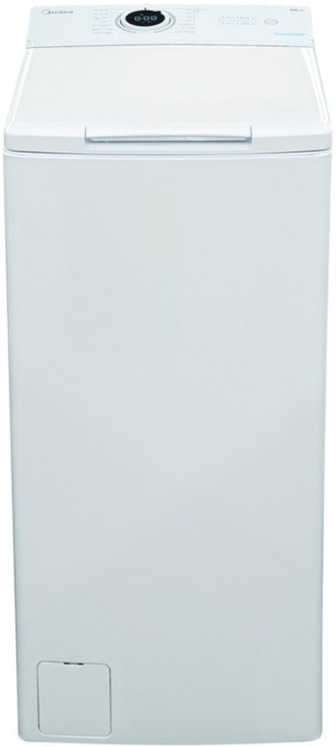 Midea MF100T70B/W-HR - Wasmachine - Bovenlader - 7 kg capaciteit - Wit - 78 dB - A label - 1200 rpm - Engels display