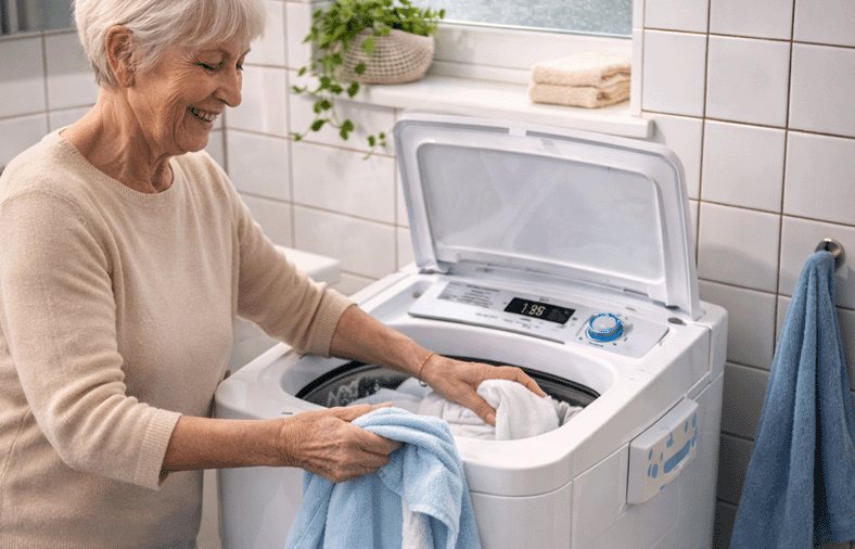 Bovenlader wasmachine voor ouderen: comfortabel wassen zonder gedoe