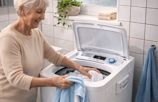 Bovenlader wasmachine voor ouderen: comfortabel wassen zonder gedoe