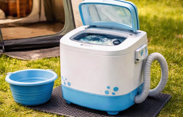 Kleine wasmachine op de camping gebruiken (waar op letten + stappenplan)