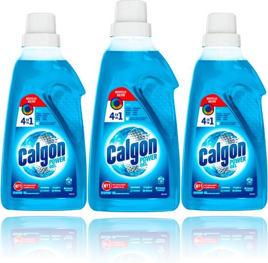 Calgon 4 in 1 Power Gel Wasmachinereiniger en Anti Kalk - 3x 15 Wasbeurten