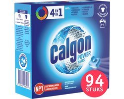 Calgon - 4-in-1 - PowerTabs - Wasmachinereiniger en Antikalk - 94 stuks