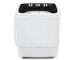 Labirent XPB40-1288LR - Mini/Kleine Wasmachine met Dubbele Trommel - 3,8Kg Was / 2Kg Centrifuge Laadvermogen - Wit