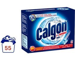 Calgon 3 in 1 Powerball Tabs Wasmachine Reiniger en Anti kalk - 55 Tabletten