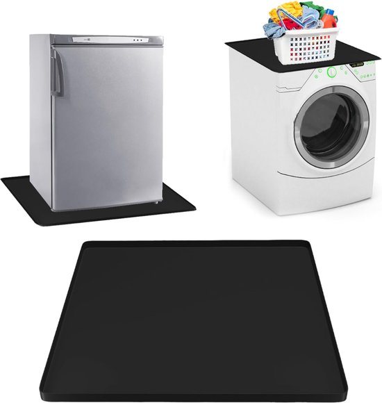 Quvo® Lekbak Wasmachine - Lekbak - Anti Trillingsmat Wasmachine - Lekbak Wasmachine 60x60 x - Grijs - Lekbak Wasmachine Universeel - 60cm x 60cm x 2cm