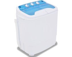 Mini Wasmachine Dubbele Trommel 5,6 kg voor Camping en Kleine Ruimtes