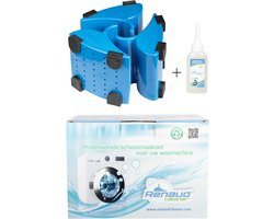 Renaud Cleaner Professionele Wasmachine Reiniger – Combi Pack (3 x Dispenser + 50ml) – Anti-Kalk, Vet Luis & Geurproblemen – Grondige Reiniging & Frisse Geur – Ontkalker - Universeel Geschikt